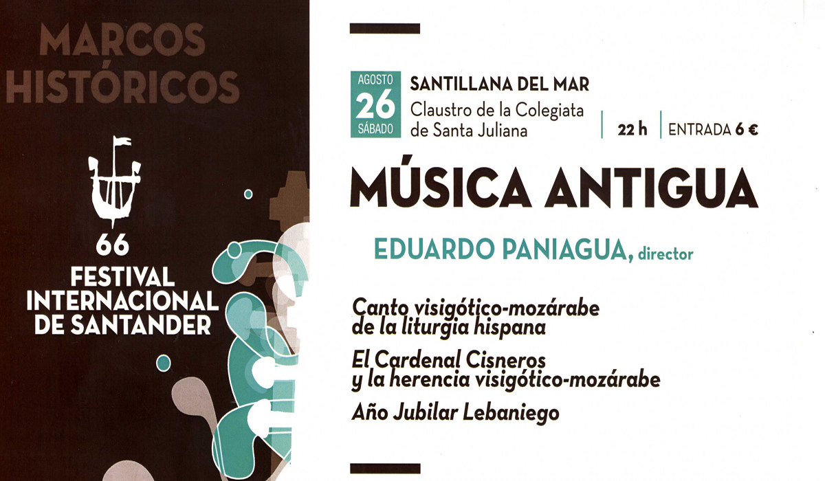 66 Festival Internacional de Santander Marcos Históricos Música Antigua