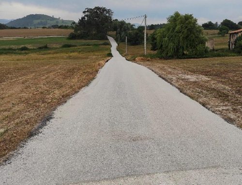 Concluida la ejecución de la obra “Mejora camino rural entre ca-340 (Bº Pereo) y Bº El Iso (Santillana del mar)»
